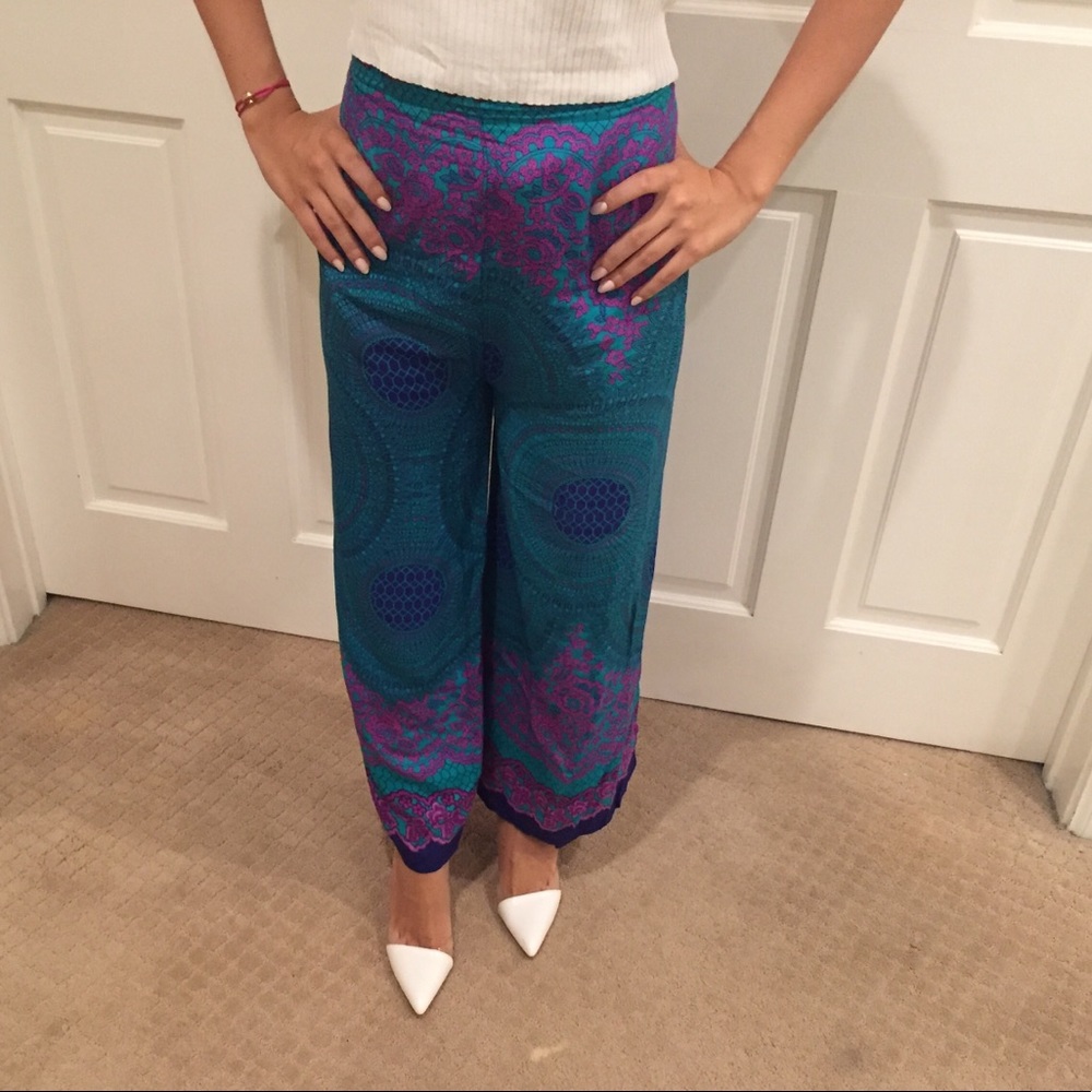 Super soft patterned wrap pants from Cambodia!